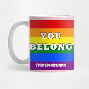 SpinSpinBunny Single 'You Belong' Artwork Mug